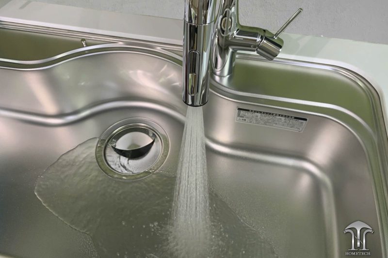 Vòi rửa chén nóng lạnh cao cấp có rút dây KM6061EC - Hometech - Hình ảnh 5