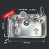 Chậu rửa chén IB-DK FS