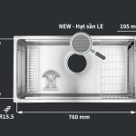 Chậu 1 Hộc NEW JS15 – LEJSN – K 2F FS