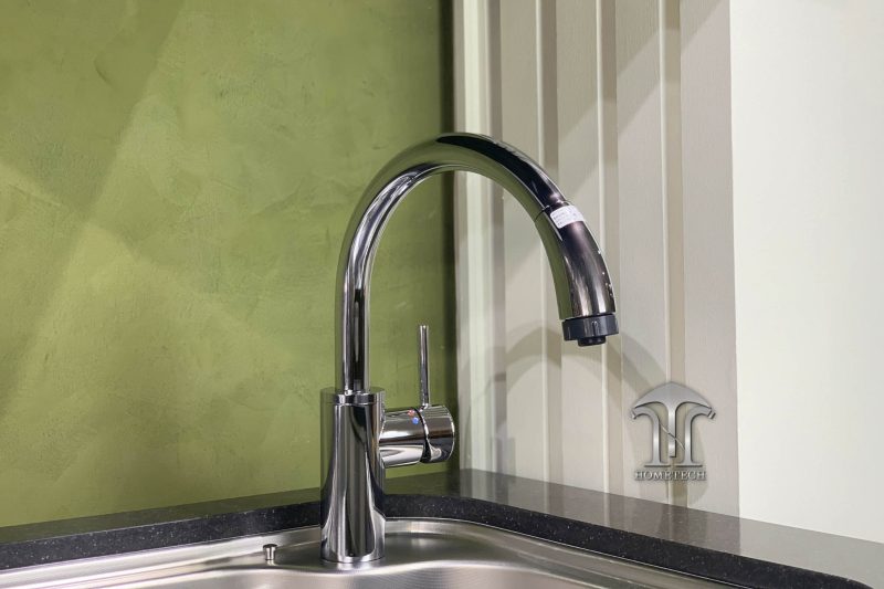 Vòi rửa bát có rút dây KM708G cao cấp - Hình ảnh 4