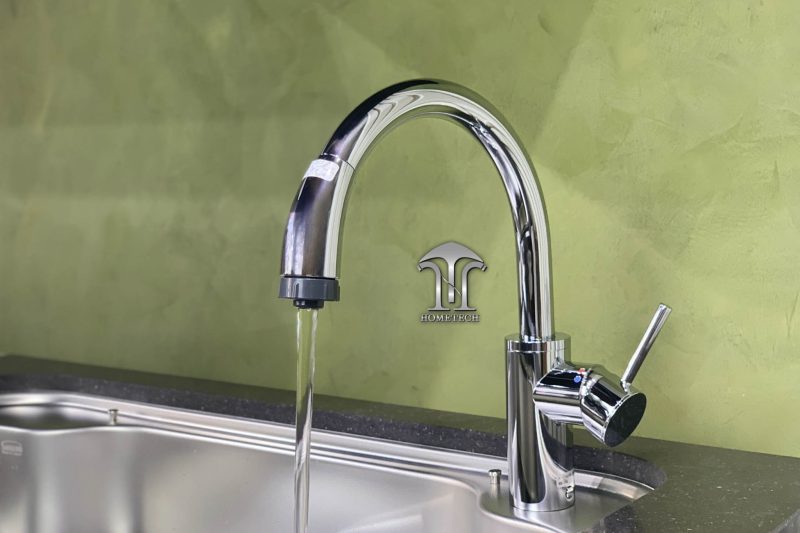 Vòi rửa bát có rút dây KM708G cao cấp