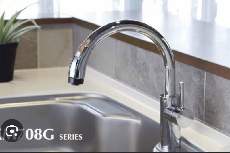 Vòi rửa bát có rút dây KM708G cao cấp - Hình ảnh 9
