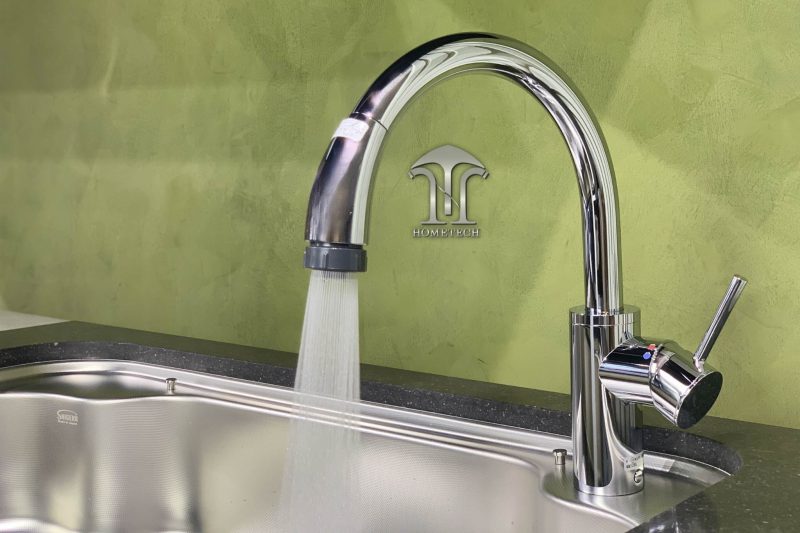 Vòi rửa bát có rút dây KM708G cao cấp - Hình ảnh 3